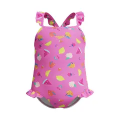 Frill Thinstrap Badedrakt jr 104 Speedo | Rosa | Enduraflex