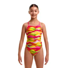 Custard Cakes Badedrakt jr 152 Funkita | Diamond Back One Piece