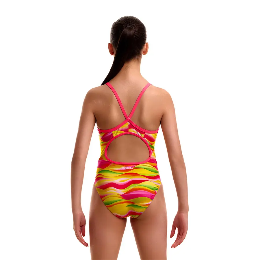 Custard Cakes Badedrakt jr 152 Funkita | Diamond Back One Piece 