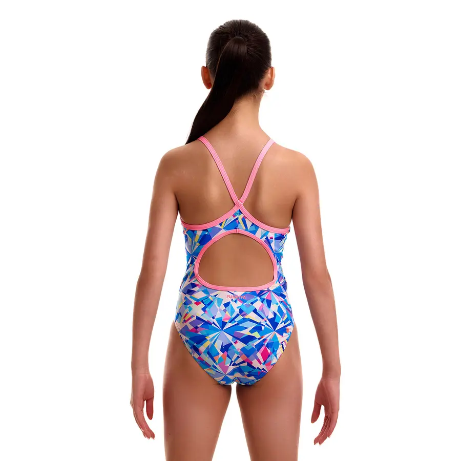 Crystal Mess Badedrakt jr 140 Funkita | Diamond Back One Piece 