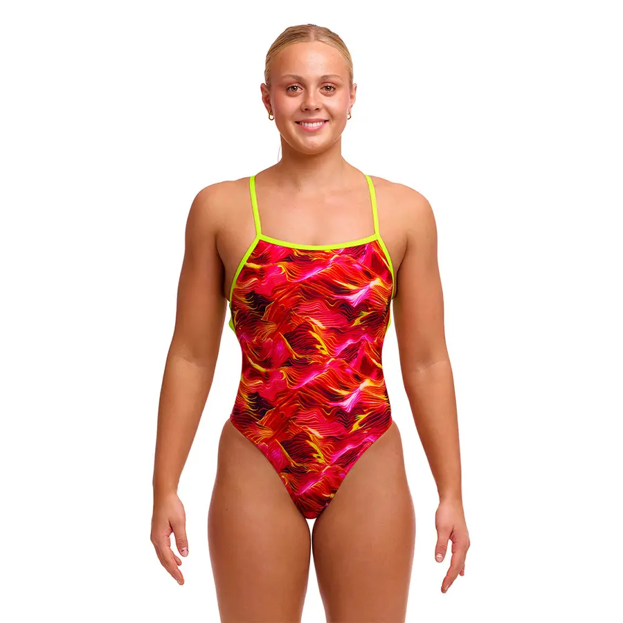 Saucy Sonar Badedrakt 34 Funkita | Strapped in One Piece 