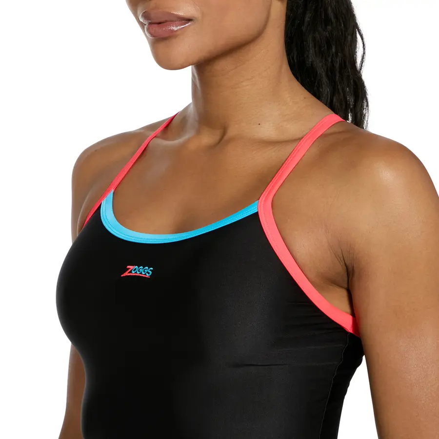 Wake Cannon Strikeback Badedrakt EU34 Zoggs | Svart/Blå/Rosa | Ecolast 