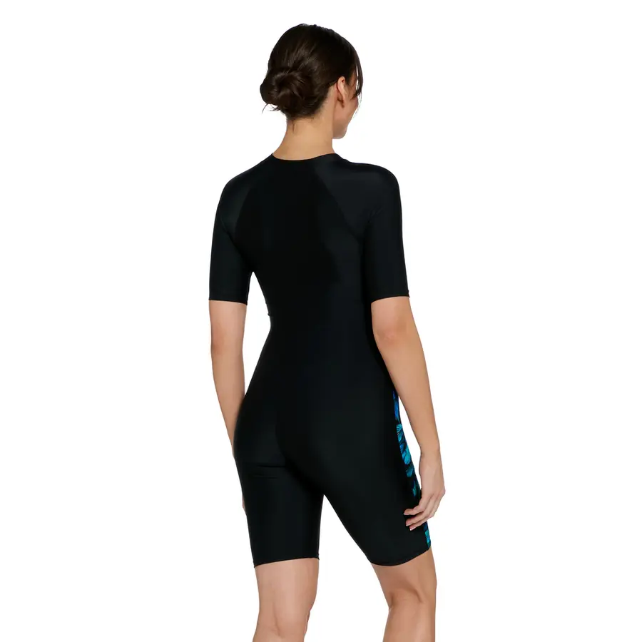 Mystic Kneesuit Badedrakt EU36 Zoggs | Svart/Flerfarget | Elastomax 
