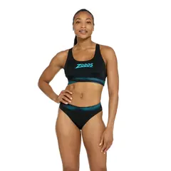 Extender Actionback Bikini EU42 Zoggs | Svart/Blå| Ecolast+