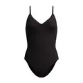 Speedo Solid V-Neck 30 Speedo | Antrasitt | Soft Swim Jersey