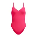 Speedo Solid V-Neck 30 Speedo | Ruby | Soft Swim Jersey