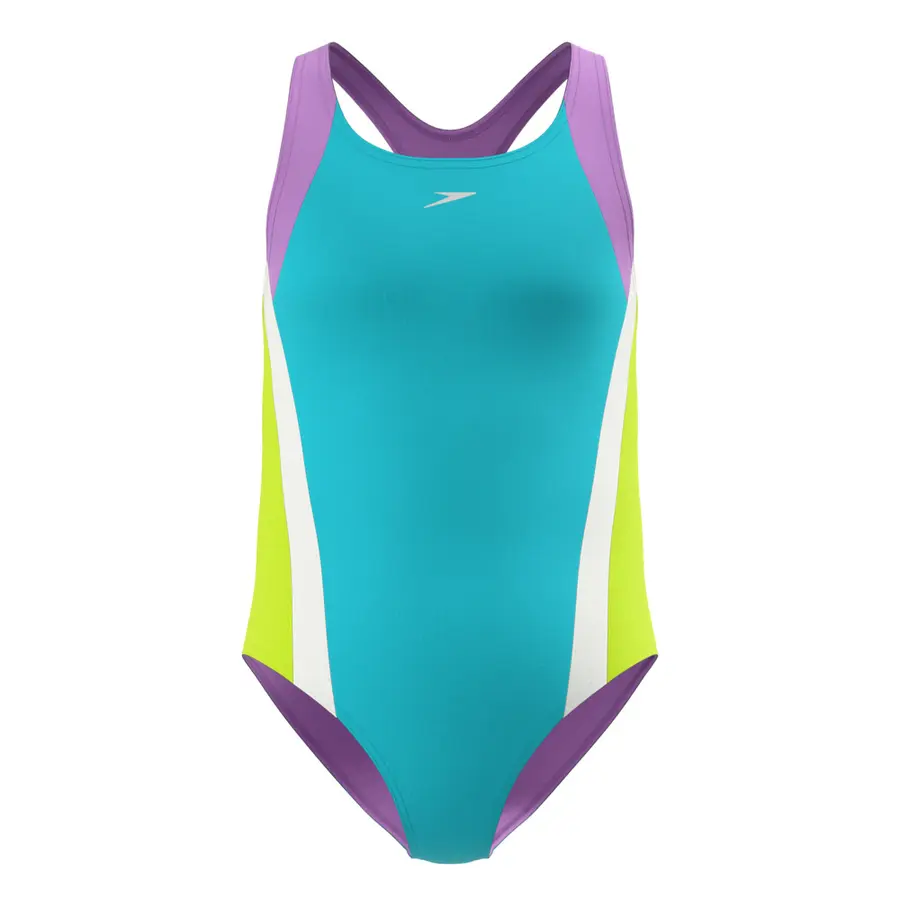 Speedo Spliced Infinity jr 104 Speedo | Teal/Lime | EnduraSoft 
