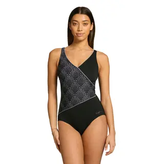 Zoggs Artemis Adjustable Wrap Front Zoggs | Svart/Flerfarget | Ecolast+