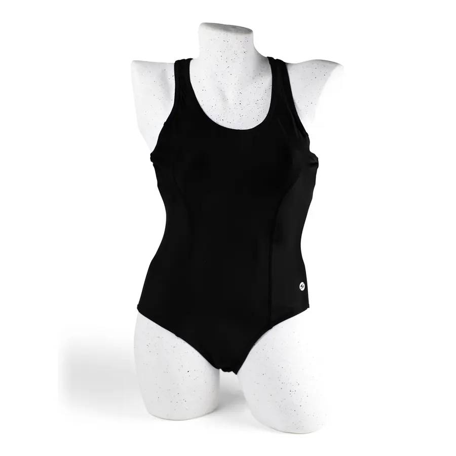 Solid Classic Back Badedrakt EU48 Ras | Svart | Classic 