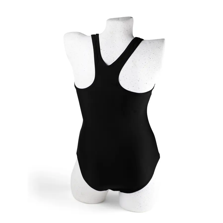 Solid Classic Back Badedrakt EU48 Ras | Svart | Classic 