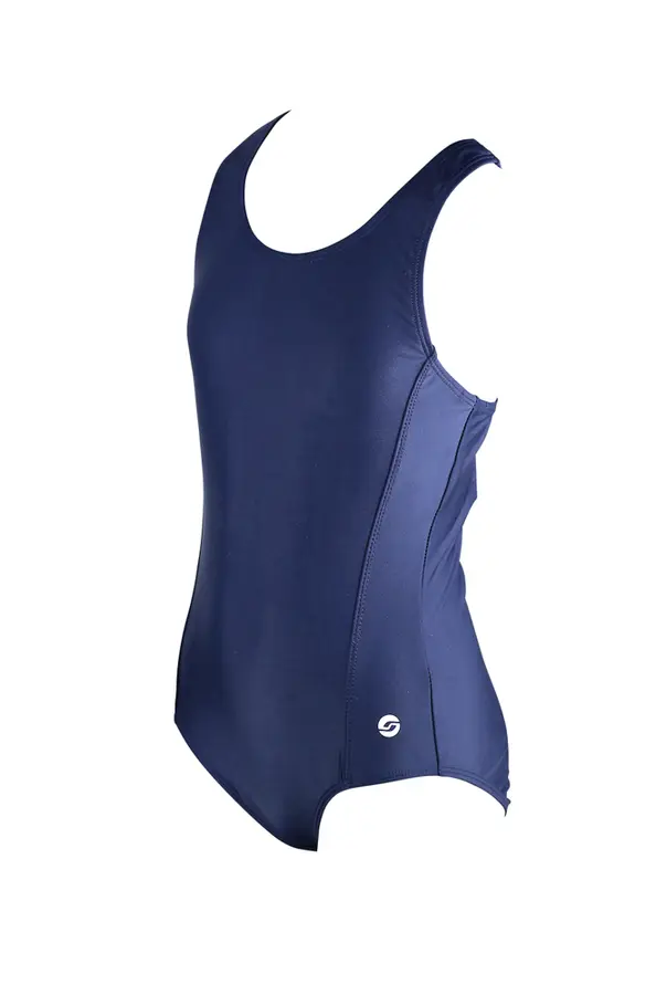 Solid Classic Back Badedrakt Jr 92 cm Ras | Marine | Classic 