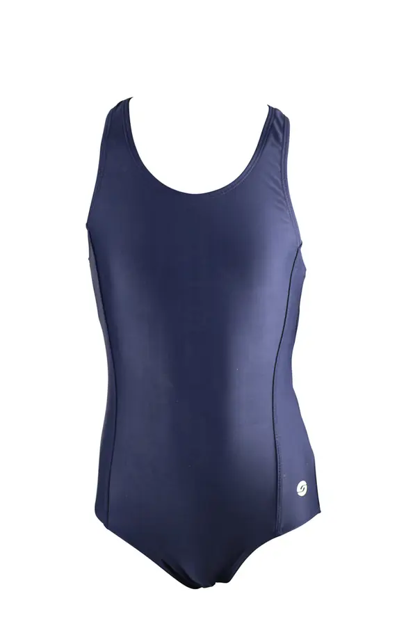 Solid Classic Back Badedrakt Jr 92 cm Ras | Marine | Classic 