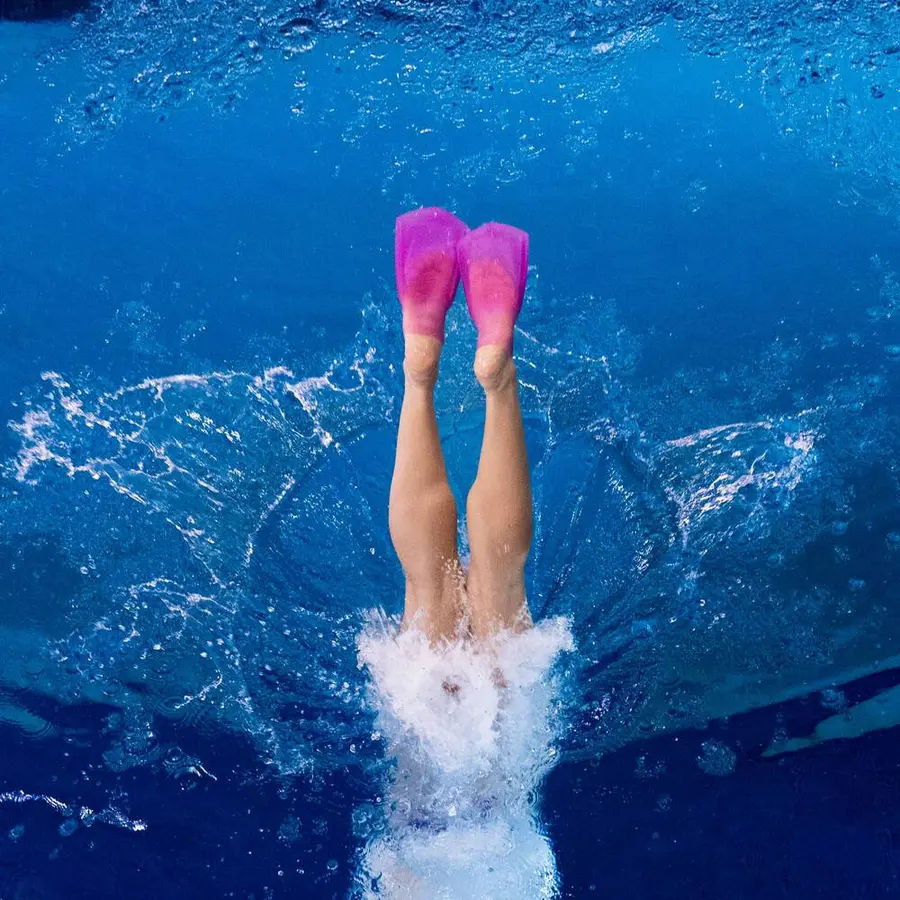 FINIS SlipFin Pro Svømmeføtter M Rosa | Korte blad 