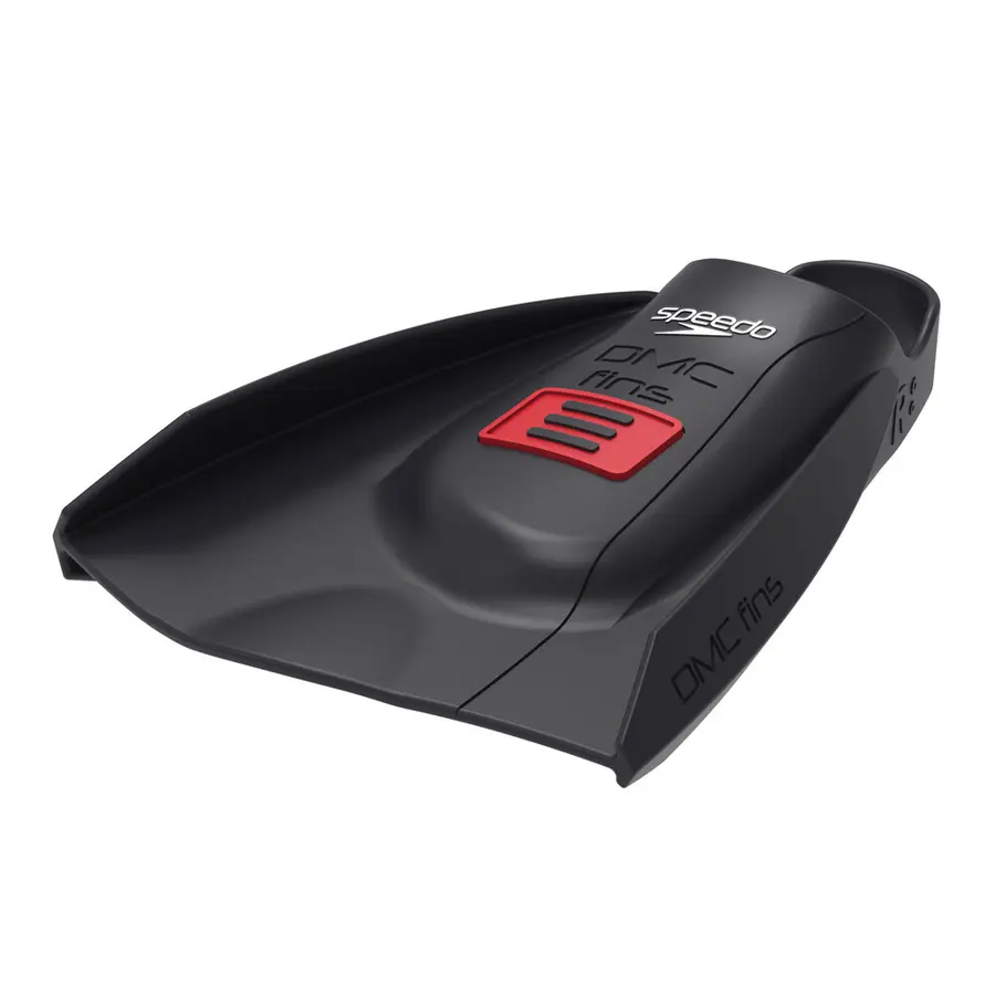 Speedo x DMC Elite Max Svømmeføtter XS Korte blad | Svart/Rød 