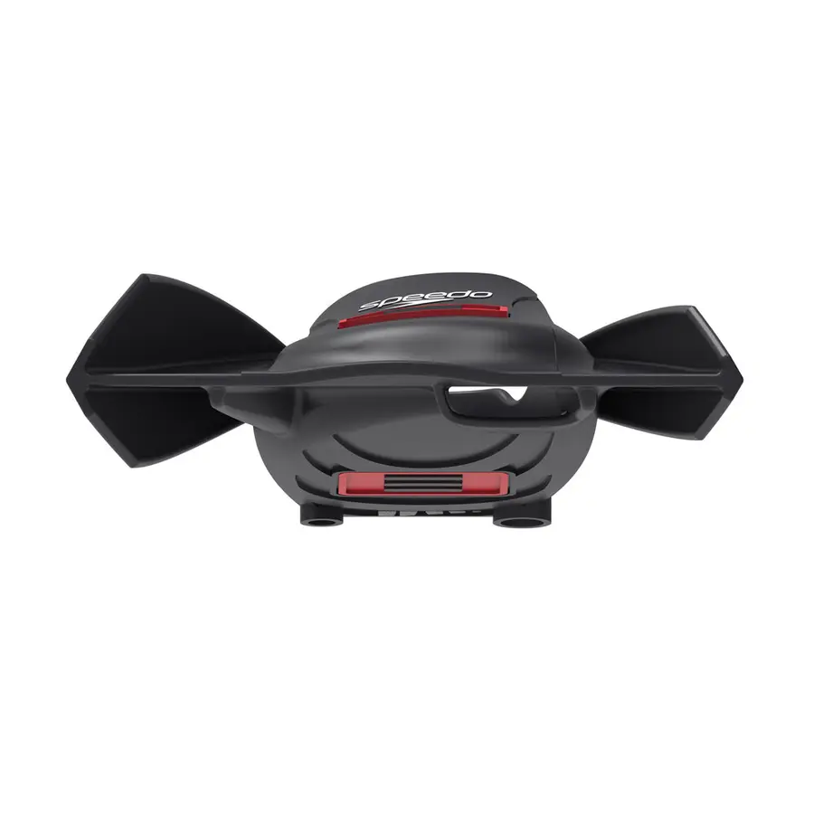 Speedo x DMC Elite Max Svømmeføtter XS Korte blad | Svart/Rød 