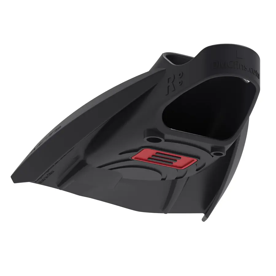 Speedo x DMC Elite Max Svømmeføtter XS Korte blad | Svart/Rød 