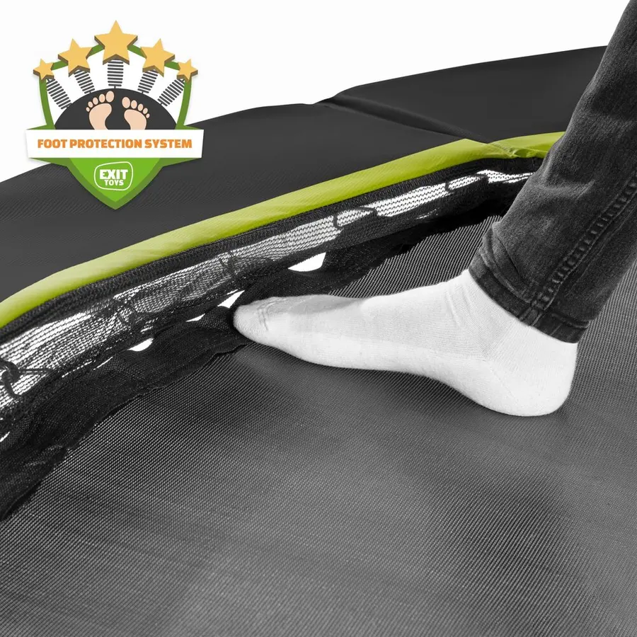 EXIT Silhouette trampoline 153 x 214 cm | Svart 