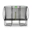 EXIT Silhouette trampoline 214 x 305 cm | Svart | Sikkerhetsnett 
