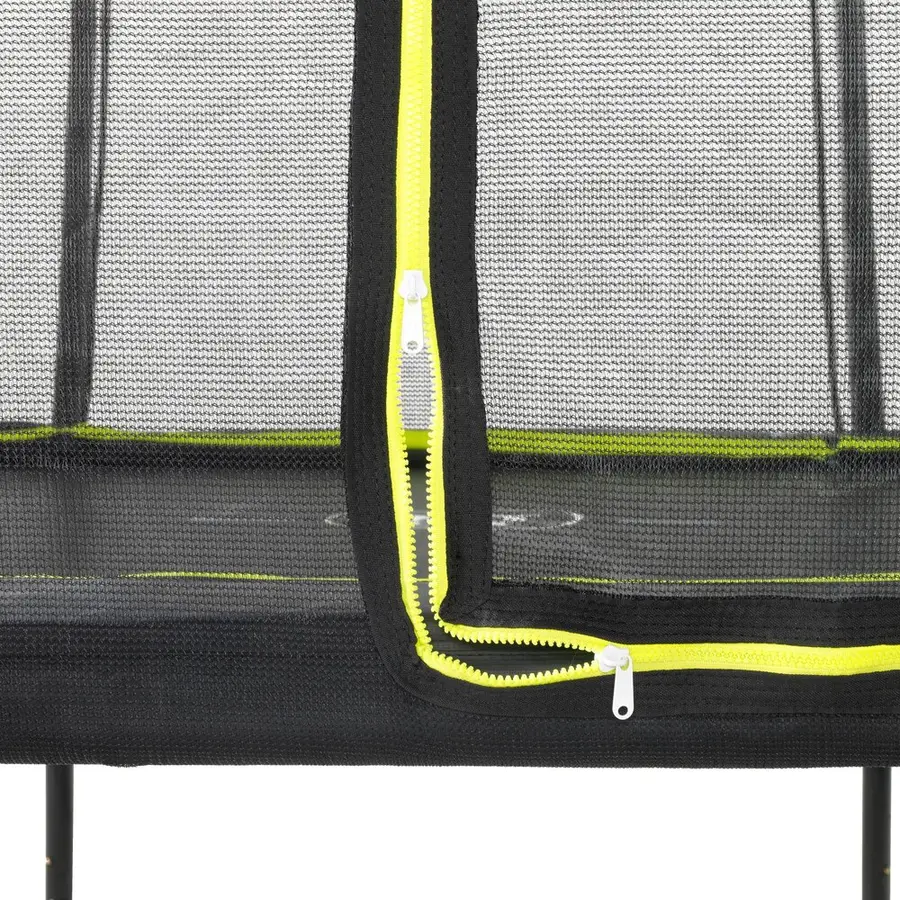 EXIT Silhouette trampoline 214 x 305 cm | Svart | Sikkerhetsnett 