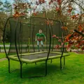 EXIT Silhouette trampoline 214 x 305 cm | Grønn | Sikkerhetsnett