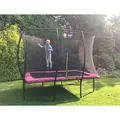 EXIT Silhouette trampoline 214 x 305 cm | Rosa | Sikkerhetsnett