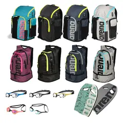 Arena Backpack Ryggsekk Utstyrspakke Svømmebag | Kickboard | Svømmebrille