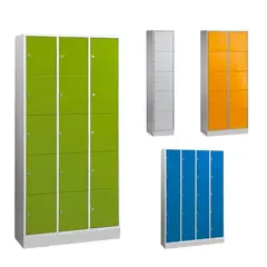 Oppbevaringsskap 5-delt med sokkel Velg antall rom og farge