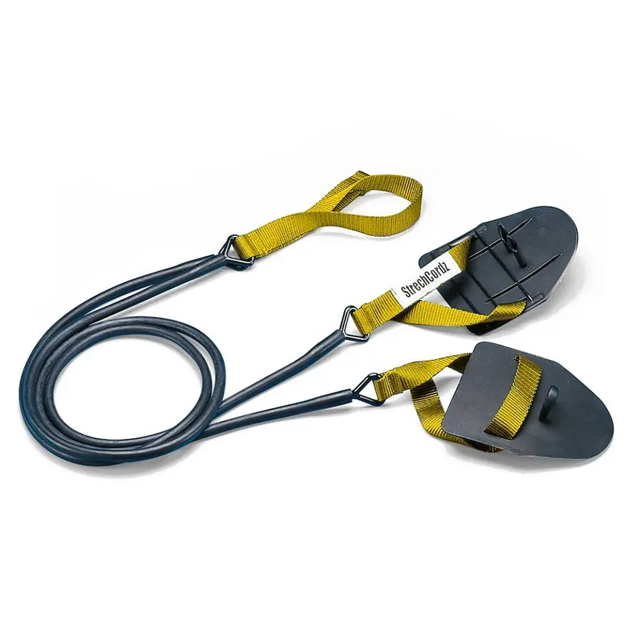 StrechCordz med Paddles | Gul Lett motstand | 2,2 - 6,3kg 