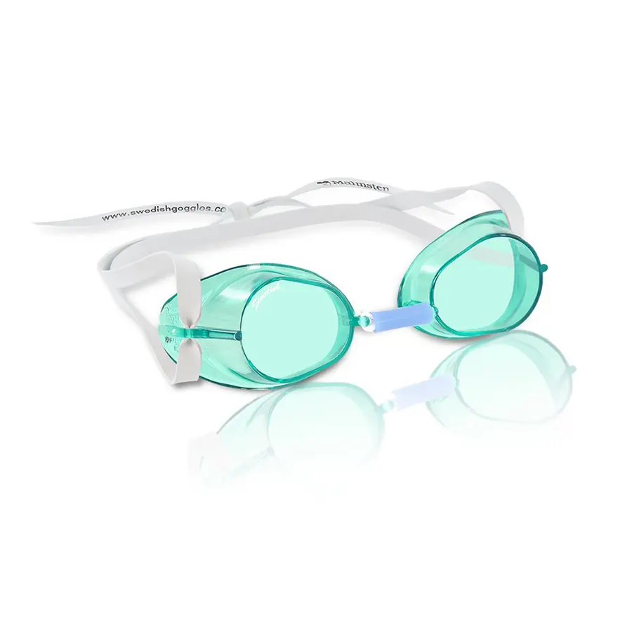 Monterbar Svømmebrille Classic Malmsten Swedish Goggles | Grønn 