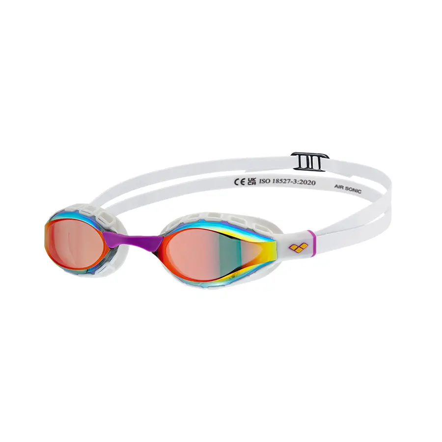 Air Sonic Mirror Svømmebrille Arena | Speillinse/Hvt | Racing brille 