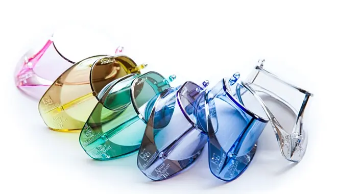 Monterbar Svømmebrille Jewel Sapphire (Lyse blå)- Speilglass 
