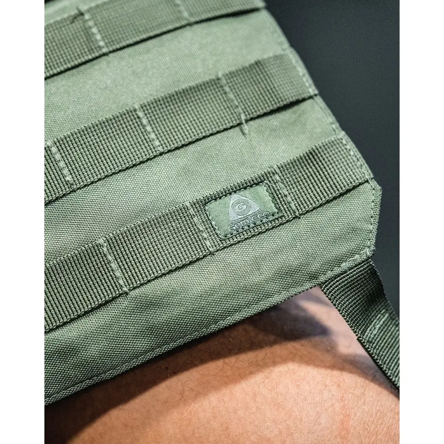 Vektvest Gymleco 9 kg | Grønn Tactical Weight Vest 