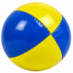 MB Sjongleringsball 130 g | Fluo Blå 1 stk | 2-farget | Fluoriserende
