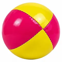 MB Sjongleringsball 130 g | Fluo Rosa 1 stk | 2-farget | Fluoriserende