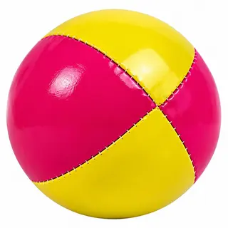 MB Sjongleringsball 130 g | Fluo Rosa 1 stk | 2-farget | Fluoriserende