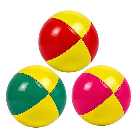 MB Sjongleringsball 130 g | Fluo gul 1 stk | 2-farget | Fluoriserende