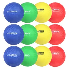 Multiball sett | 15 cm 4 ulike farger | 12 stk