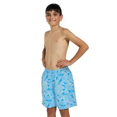 Geometric Printed 15 Badeshorts jr 128 Zoggs | Blå/Hvit | Ecodura