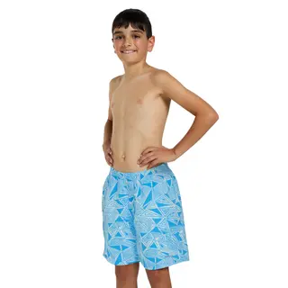 Geometric Printed 15 Badeshorts jr Zoggs | Blå/Hvit | Ecodura