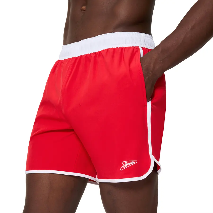 Solid Logo Volley 16 Badeshorts XXL Speedo | Rød | 4-Way Stretch 