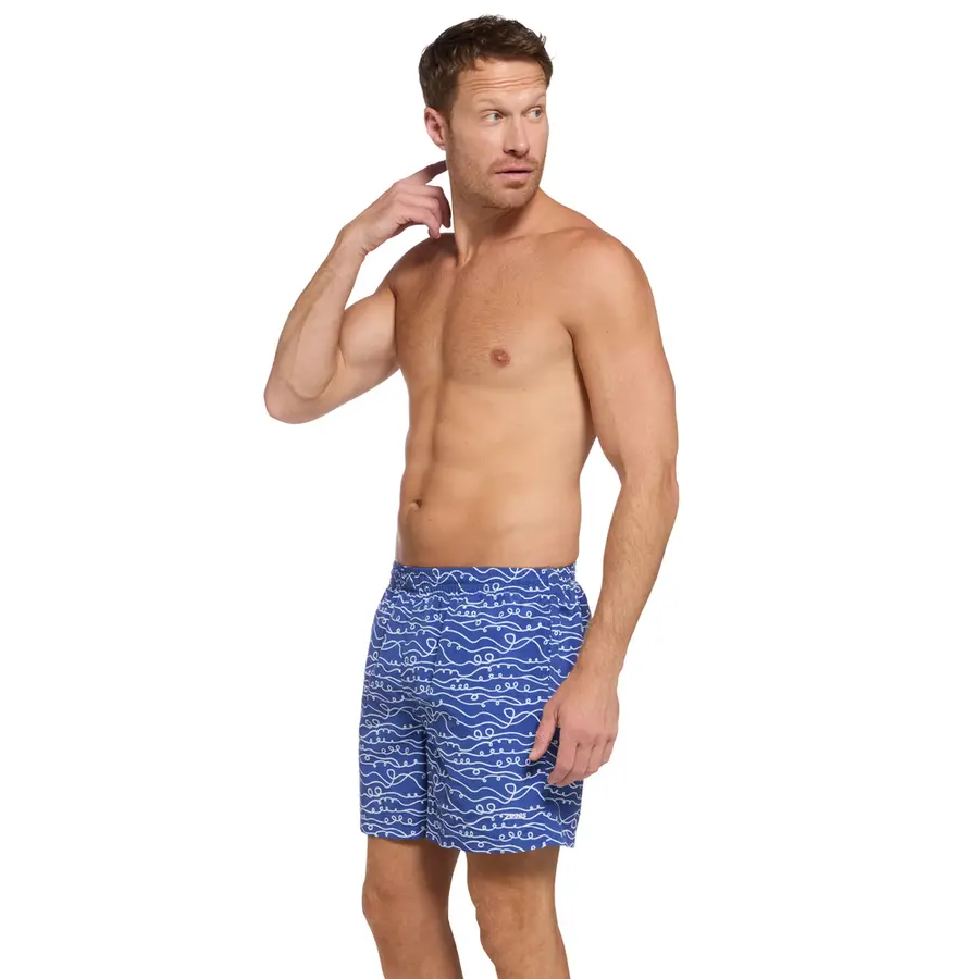 Kahuna Royal 16 Badeshorts XXL Zoggs | Blå/Flerfarget | Ecodura 