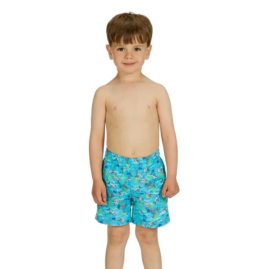 Oceanic Watershorts Badeshorts 104cm Zoggs | Blå/Flerfarget | Ecodura 