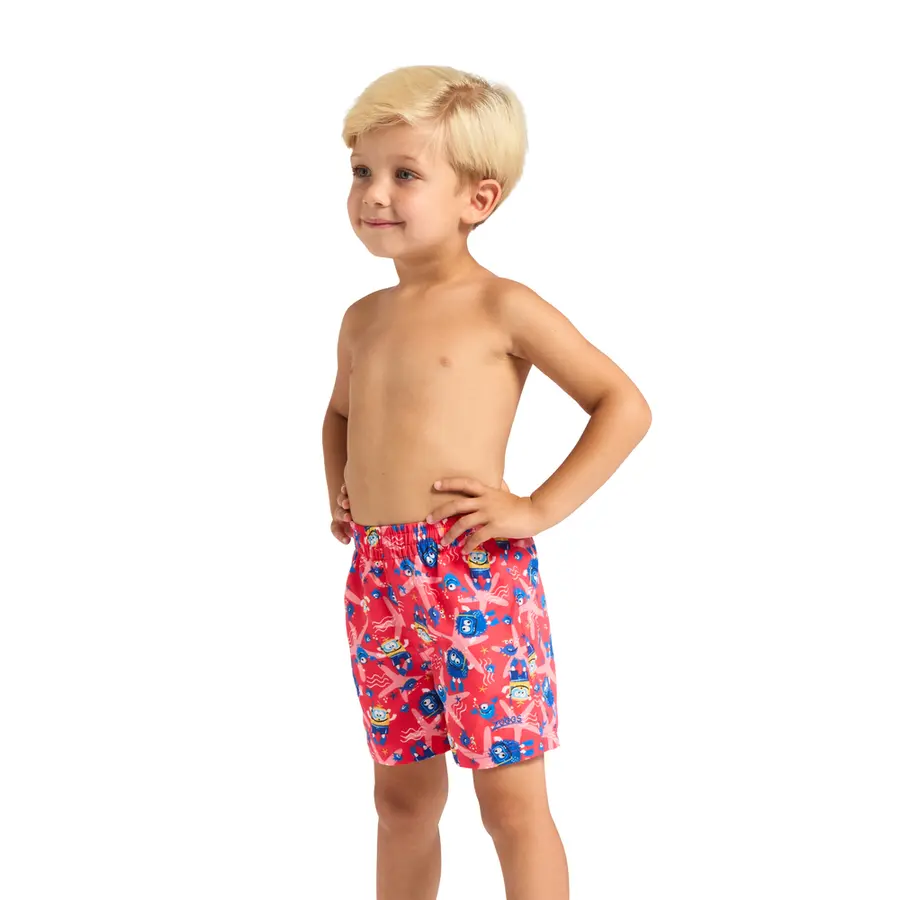 Sea Alien Badeshorts 98cm Zoggs | Rød/Flerfarget | Ecodura 
