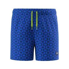 Speedo Printed 13 Badeshorts jr 104 Speedo | Blå | Peach Polyester