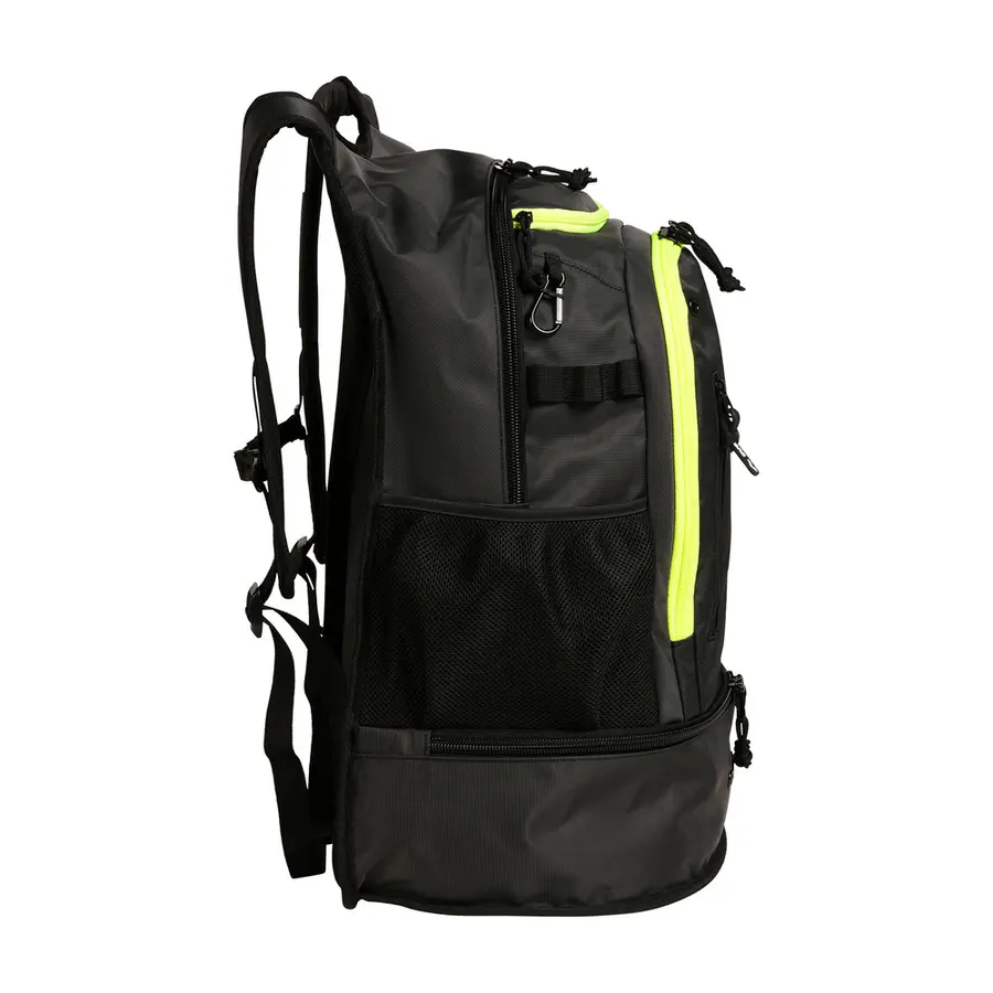 Arena Fastpack 3.0 Ryggsekk 40 L Svart/Gul | Svømmesekk | Svømmebag 