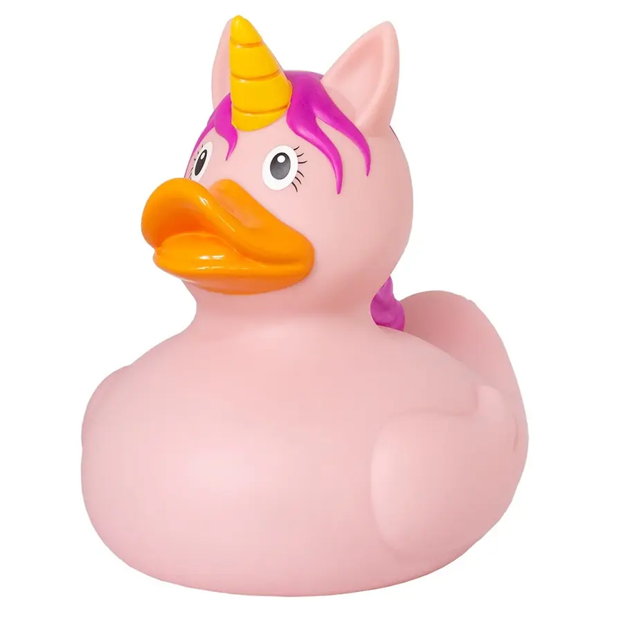 Badeand Stor | 23 cm | rosa Ekstra stor badeand - Enhjørning 