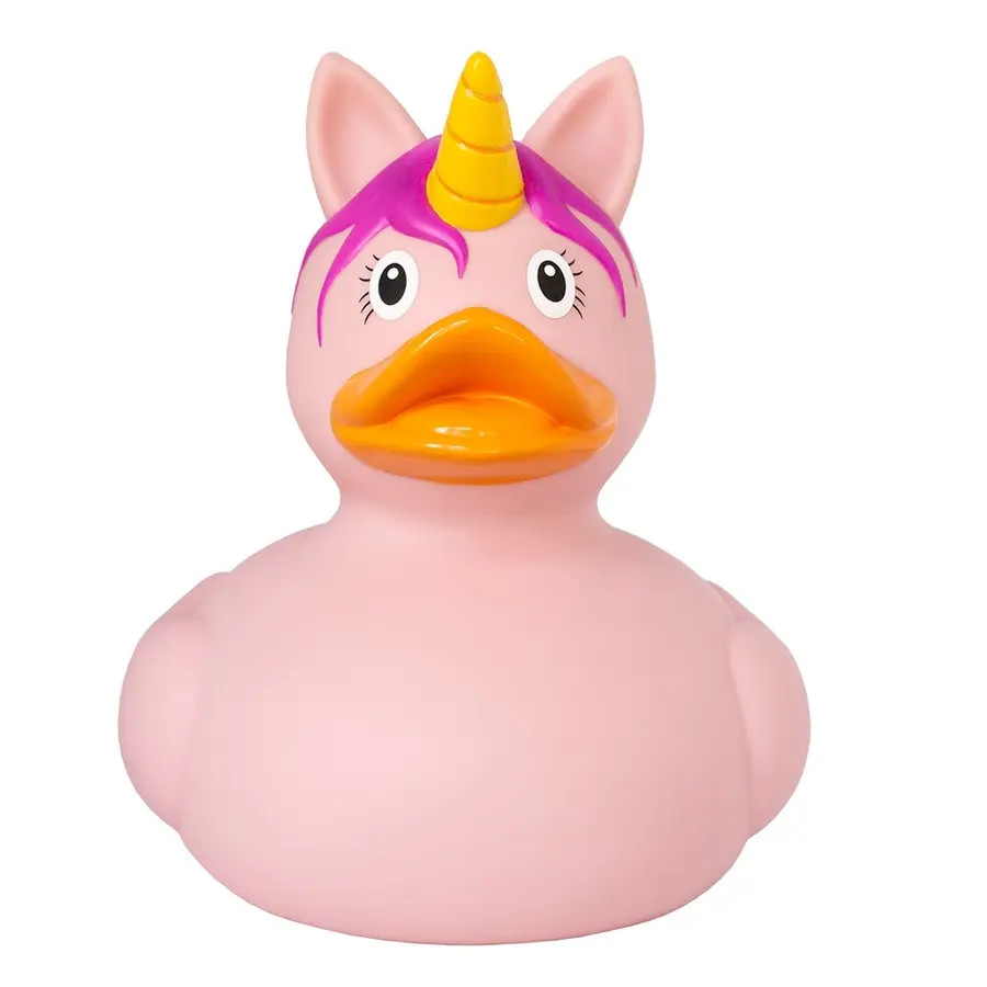 Badeand Stor | 23 cm | rosa Ekstra stor badeand - Enhjørning 