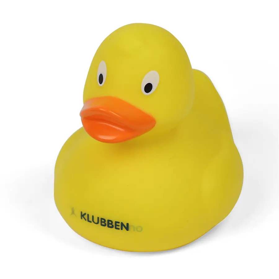 Badeand Klassisk med Klubben-logo 