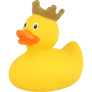 Badeand Med Krone Gul