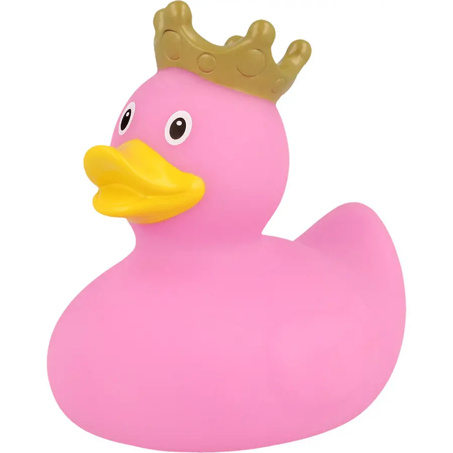 Badeand Med Krone Rosa 